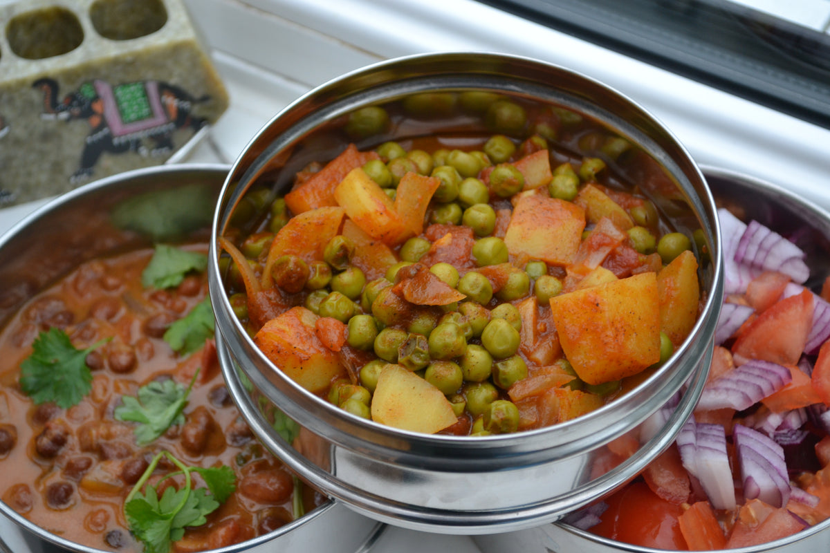 Aloo Mattar Recipe – Indian-Tiffin LunchBox
