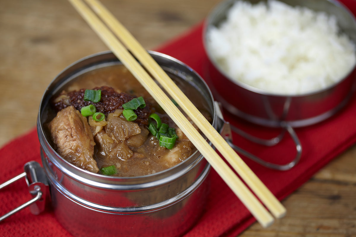 Beef Yakitoi in a Tiffin Box – Indian-Tiffin LunchBox