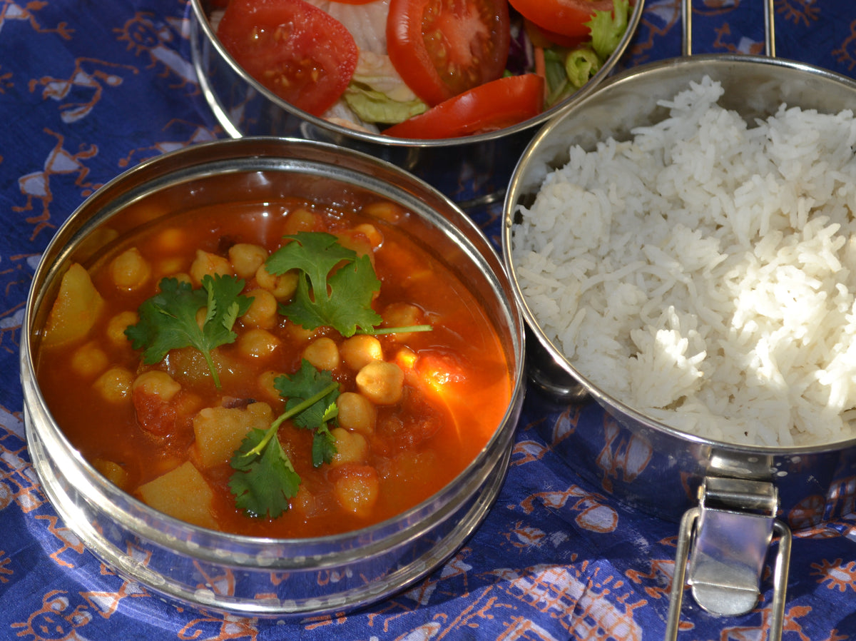 Channa (Chick Pea) Curry Recipe – Indian-Tiffin LunchBox