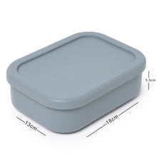 Load image into Gallery viewer, Bento Lunch Box Silicone Container, 3 Compartments, Food Grade & Leak-Proof