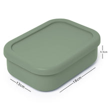 Load image into Gallery viewer, Bento Lunch Box Silicone Container, 3 Compartments, Food Grade & Leak-Proof