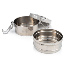 Load image into Gallery viewer, 2 Tier Indian-Tiffin Stainless Steel Medium Tiffin Lunch Box
