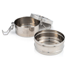 Load image into Gallery viewer, 2 Tier Indian-Tiffin Stainless Steel Large Tiffin Lunch Box