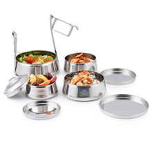 Carica l'immagine nel visualizzatore di Gallery, Scatola a piramide indiana a 4 livelli