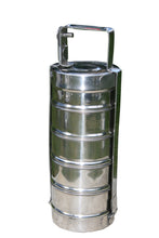 Load image into Gallery viewer, 5 Tier Long Handle Indian-tiffin Box