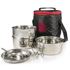 3-tier Insulated Tiffin With Thermally Insulated Bag