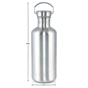 Stainless Steel Indian Tiffin Water Bottle 750ml