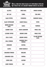 Load image into Gallery viewer, Filled Large Indian Tiffin Masala Dabba, Steel Lid, with set of 7 Spice Pots