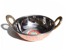 Load image into Gallery viewer, Copper Karahi Dish for serving curry