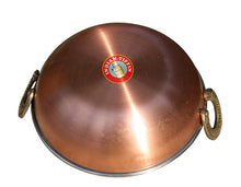 Load image into Gallery viewer, Copper Karahi Dish for serving curry
