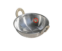 Load image into Gallery viewer, Stainless Steel Karahi Dish for serving curry