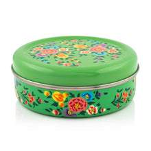 Carica l'immagine nel visualizzatore di Gallery, Fiore verde disegnato a mano Masala Dabba