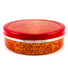 Carica l'immagine nel visualizzatore di Gallery, Masala Dabba dipinta a mano in oro e rosso