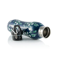 Carica l'immagine nel visualizzatore di Gallery, Bottiglia blu in acciaio inossidabile dipinta a mano