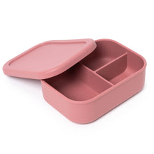 Load image into Gallery viewer, Bento Lunch Box Silicone Container, 3 Compartments, Food Grade &amp; Leak-Proof
