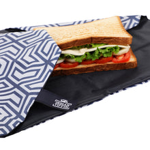 Load image into Gallery viewer, Grey Reusable Sandwich Wrap
