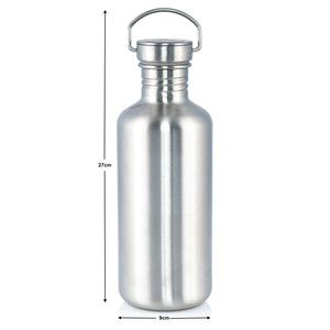 Indische Tiffin-Wasserflasche aus Edelstahl 1200ml
