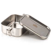 Load image into Gallery viewer, Stainless Steel Indian Tiffin Single Layer Rectangular Lunchbox (Medium)
