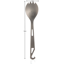 Load image into Gallery viewer, Titanium Alloy Spork and Utility Spoon - Perfect with Indian Tiffin Boxes
