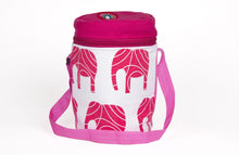 Load image into Gallery viewer, 3 Tier Large Tiffin With Thermal Red Elephant Tiffin Bag
