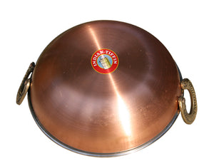 Copper Karahi Dish for serving curry