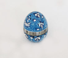 Load image into Gallery viewer, Handpainted Blue &amp; White Egg
