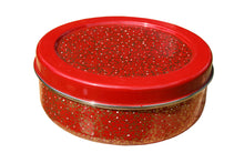 Load image into Gallery viewer, Red &amp; Gold Designed Handpainted Masala Dabba
